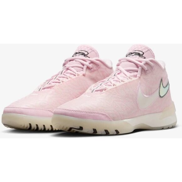 Nike Zoom LeBron NXXT Genisus basketball shoes in the \'Pink Foam Sail\' 12m